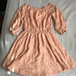 ASTR The Label Blush off the Shoulder Dress